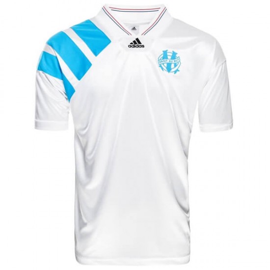 Camisola Olympique de Marseille Equipamento Primeiro 1993 Manga Curta